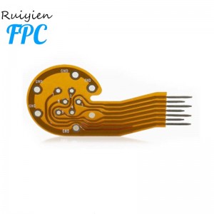 Best Selling led color cambiante fpc 1020 conector del sensor de huellas dactilares Asamblea lcd módulos android tv cuadro placa de circuito impreso flexible