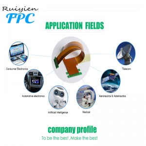 Ruiyien PCB, módulo de cámara Fpc FPC Película de poliimida Aplicación electrónica Cable plano FPC Circuito impreso flexible