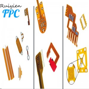 Placa de circuito de impresión flexible, fábrica de FPC con conector FR4, fabricante de ensamblaje de pcba